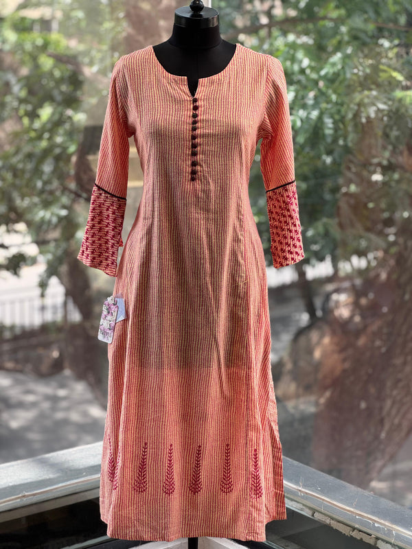 Peach Printed Tunic