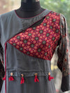 Gray Tassels Tunic