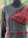 Gray Tassels Tunic